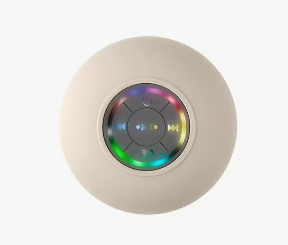 Waterproof Speaker with Suction Cap ( White)