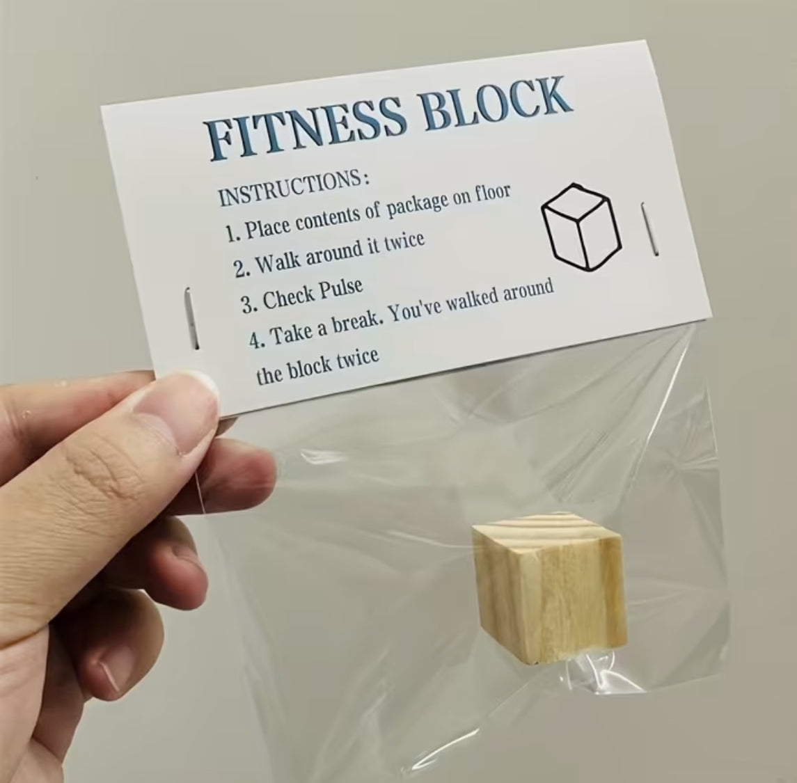 Cadeau blague - Fitness Block