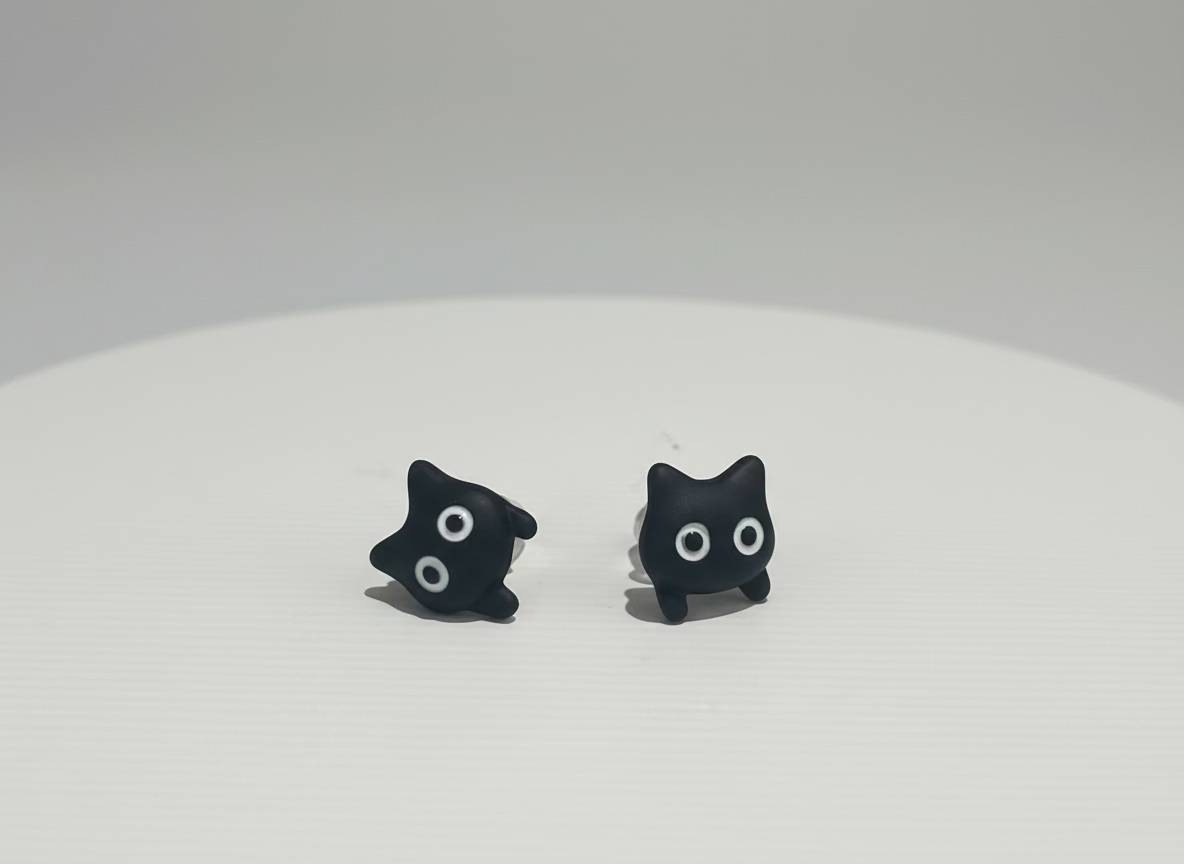 Black Cat earrings