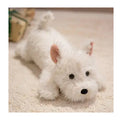 Peluche chien blanc