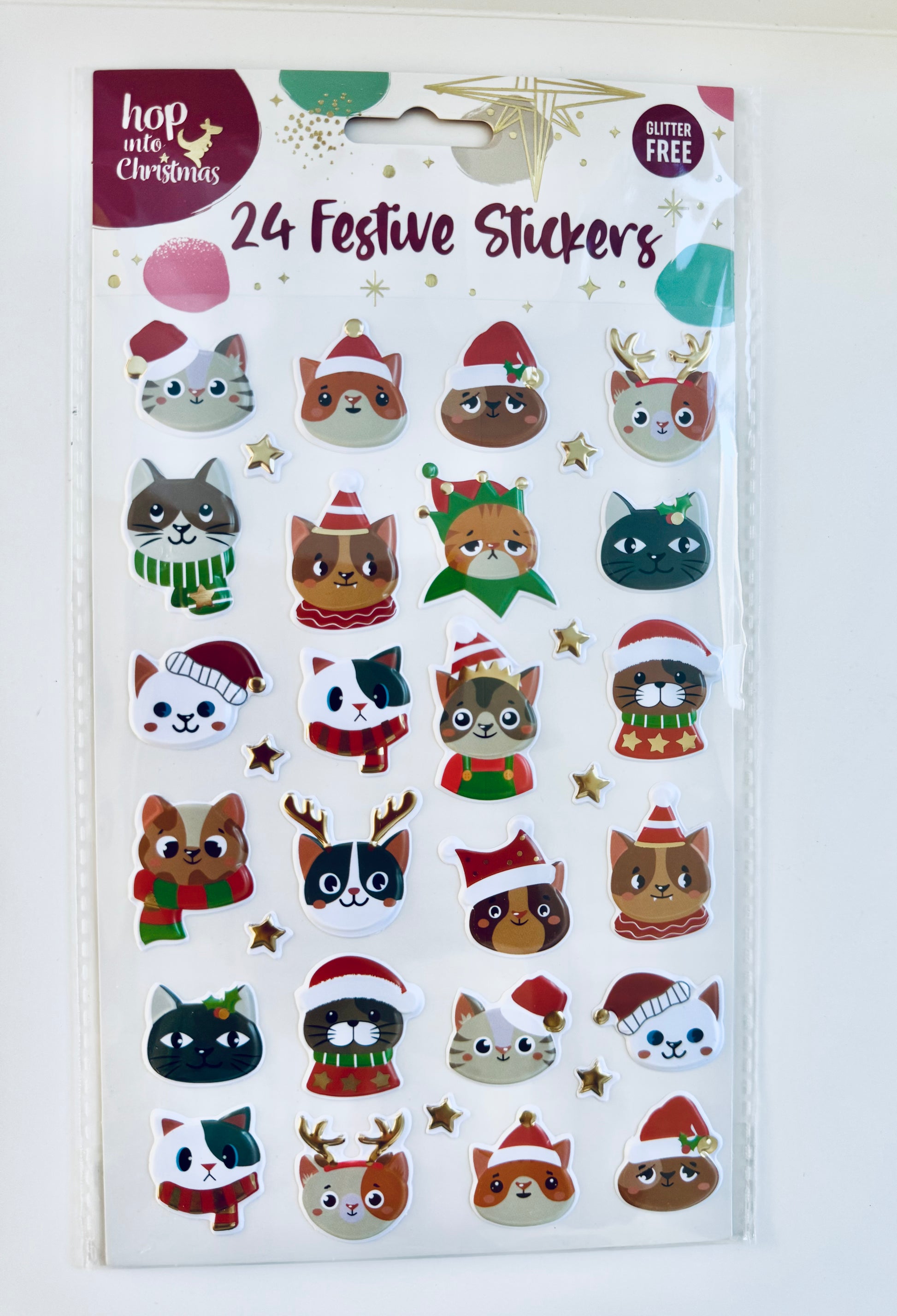 Christmas Cat stickers