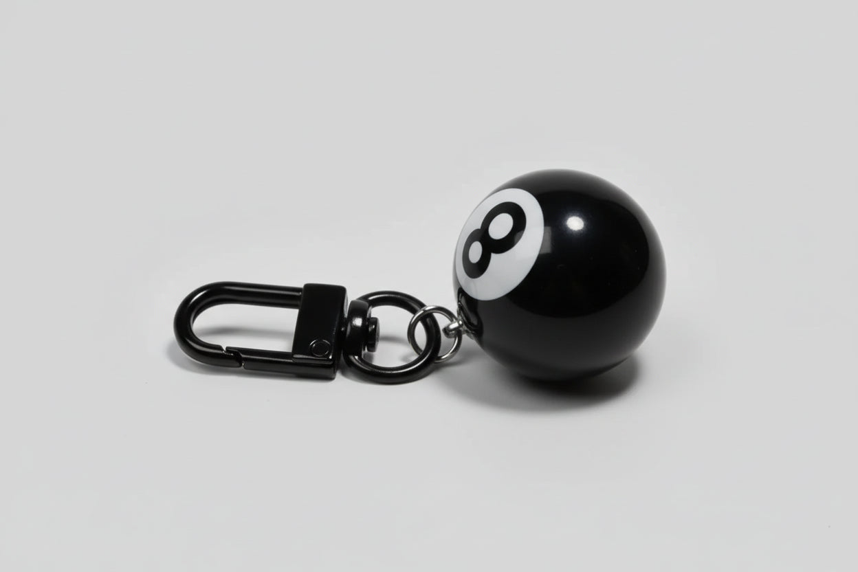 8 Ball Keychain or Bag Charm
