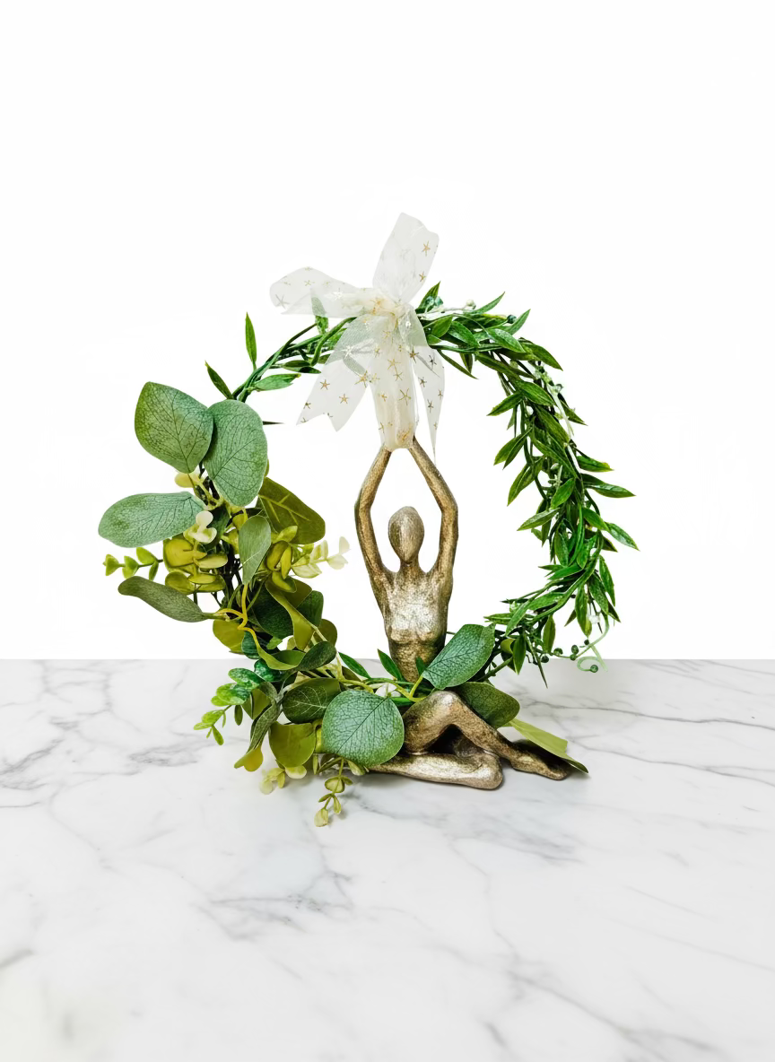 Handmade Yoga Wreath