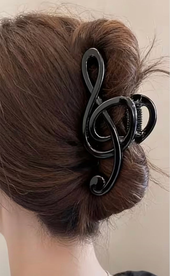 Musical Note Hair Clip