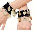 Gold Coin Black Bracelets