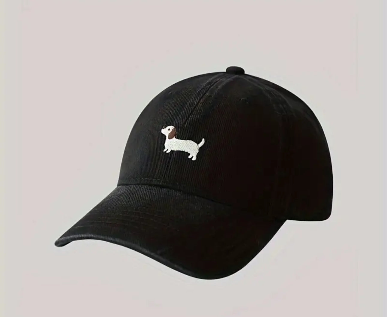 Black Dachshund Cap