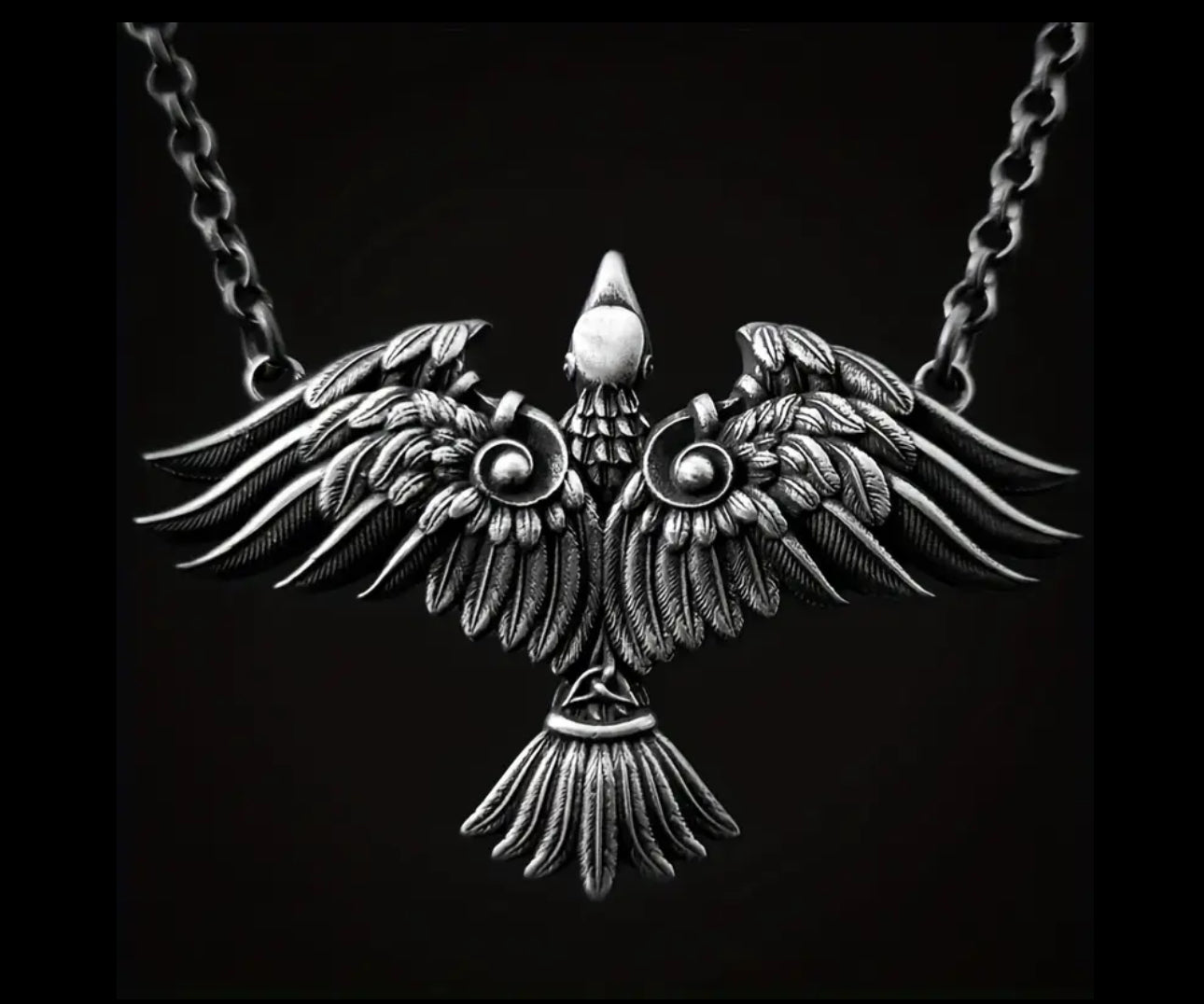 Raven necklace