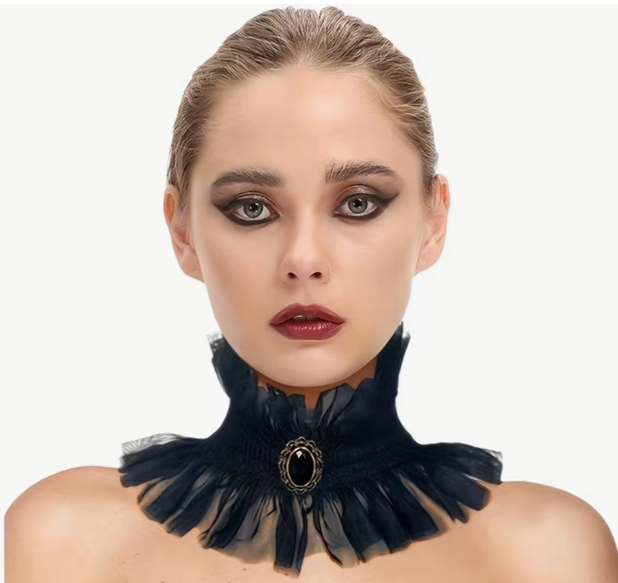 Gothic Vintage Black Collar