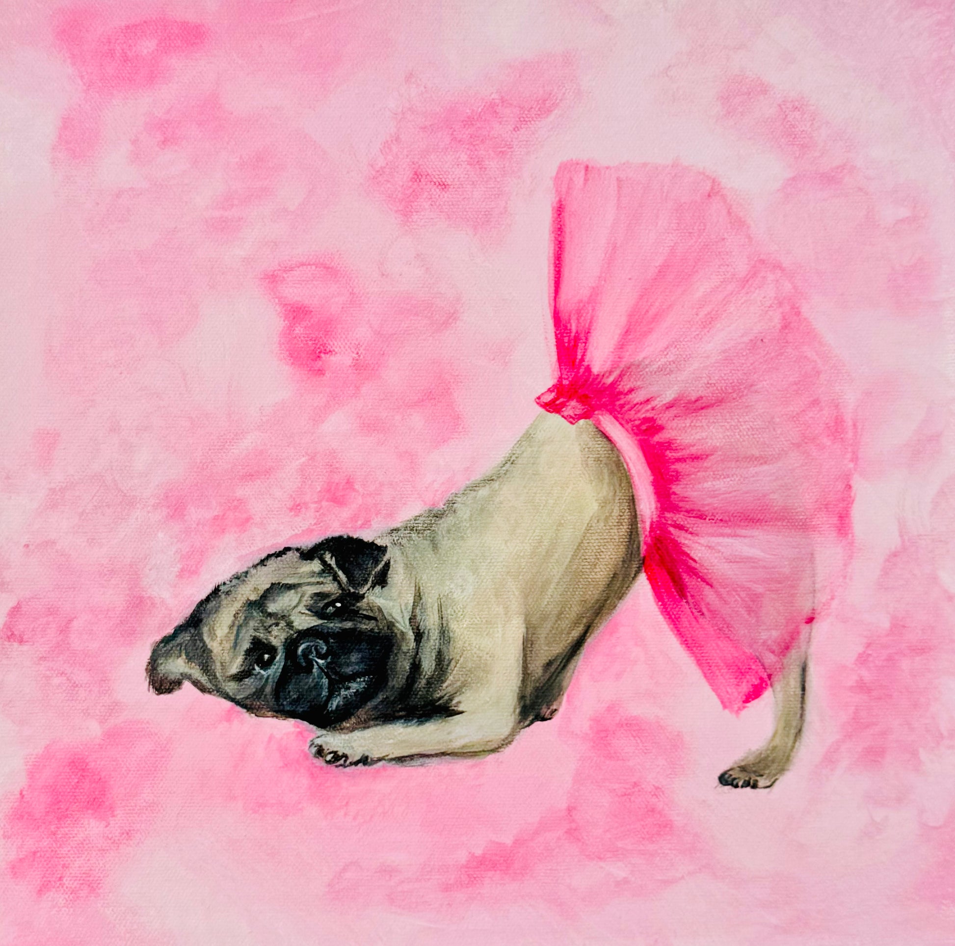 “Dolly” Acrylic Painting on Canvas 30cmx30cm