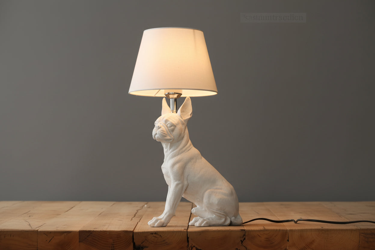 Sitting French Bulldog Lamp