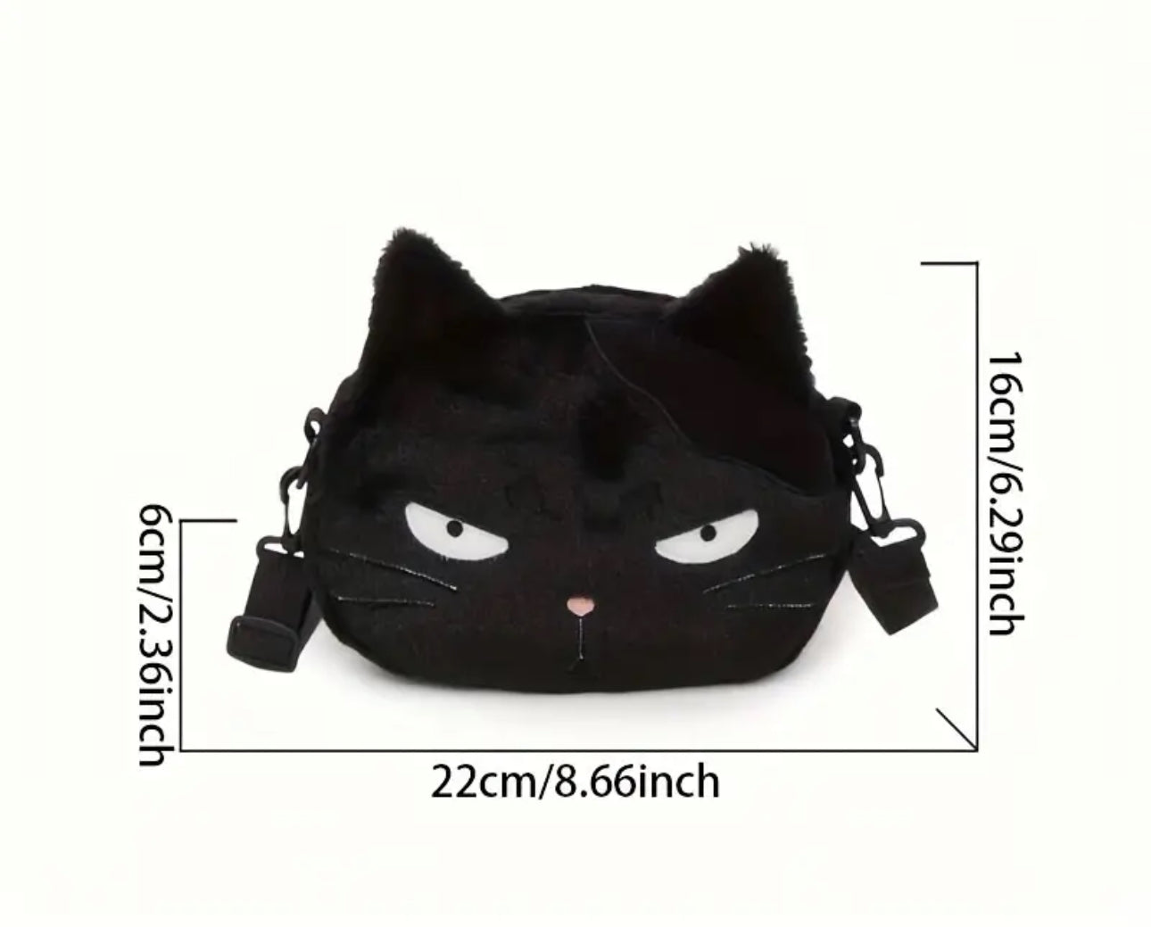 Angry Black Cat Bag