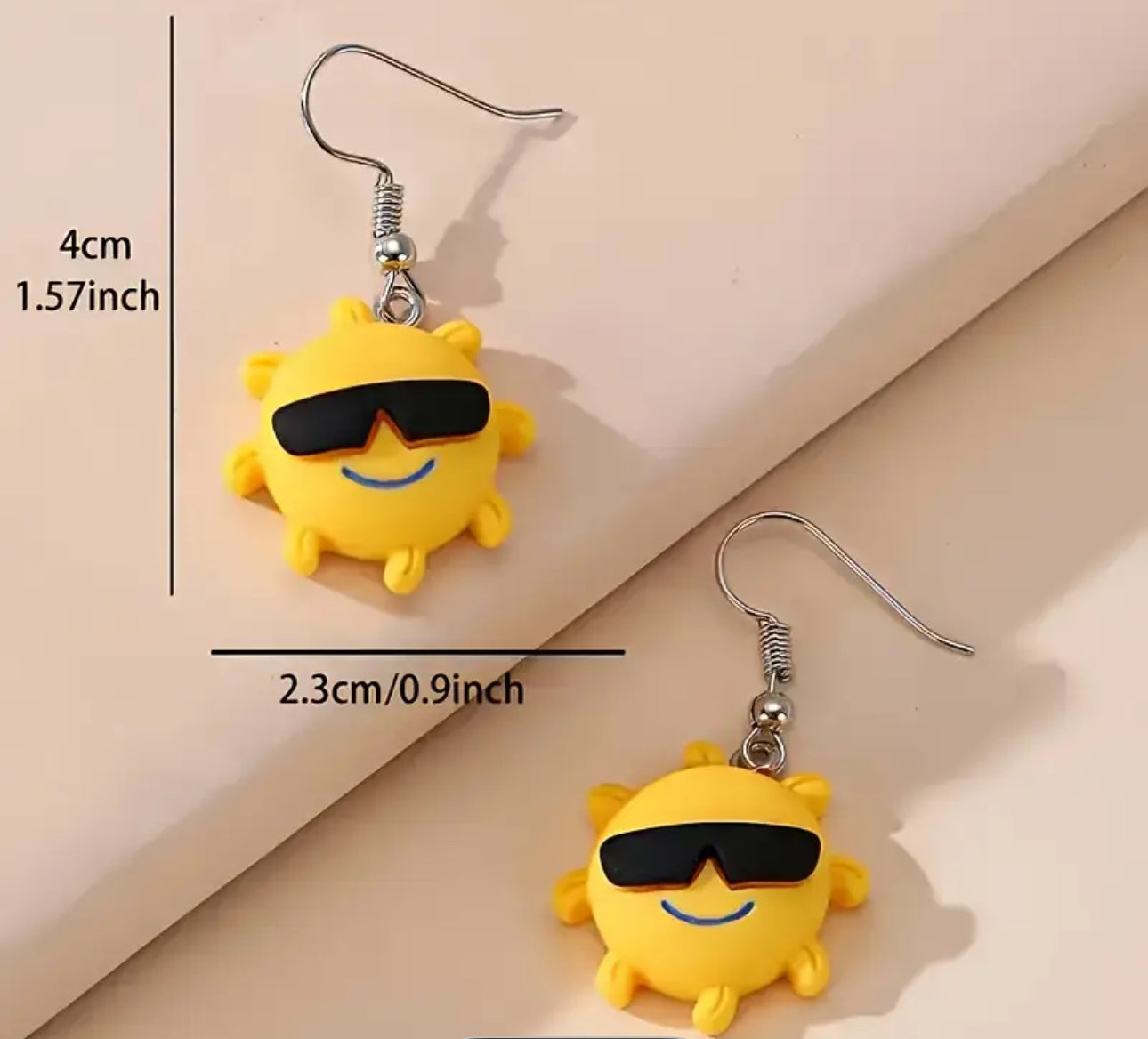 Boucles d'oreilles Happy Sun