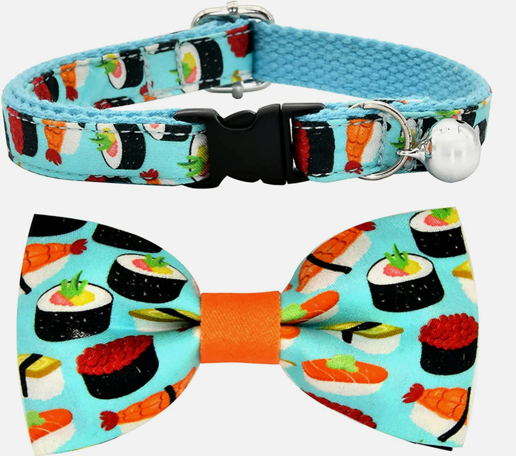 Collier nœud papillon sushi