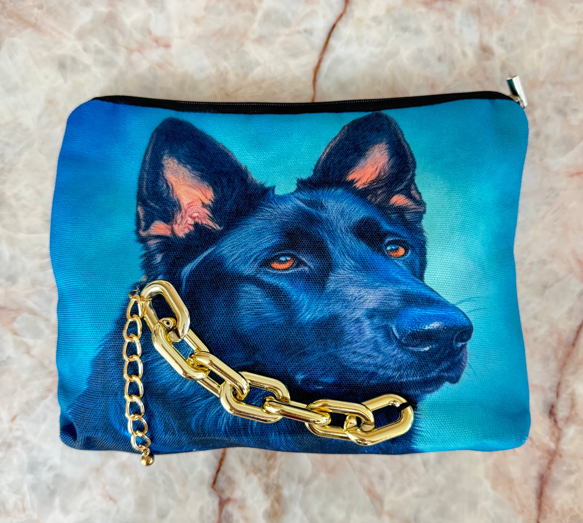 Black Labrador pouch case