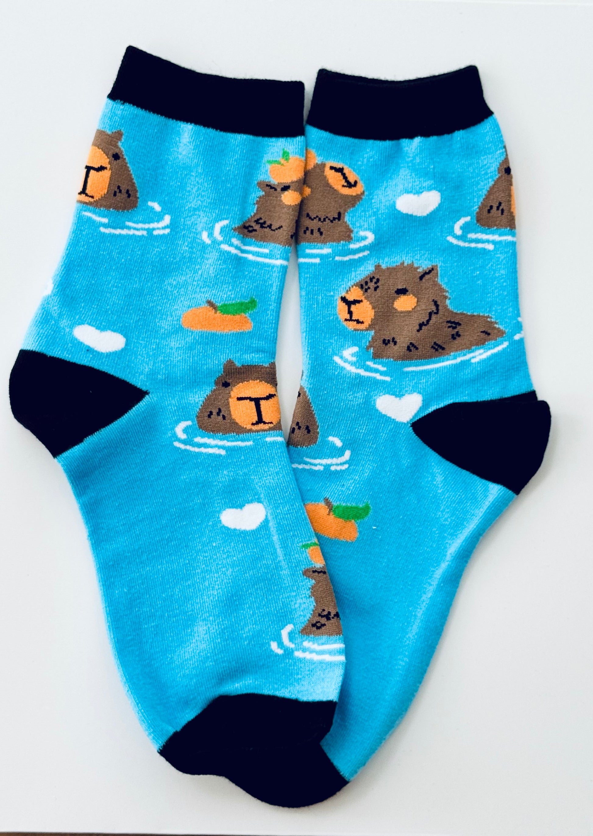 Blue Capybara socks