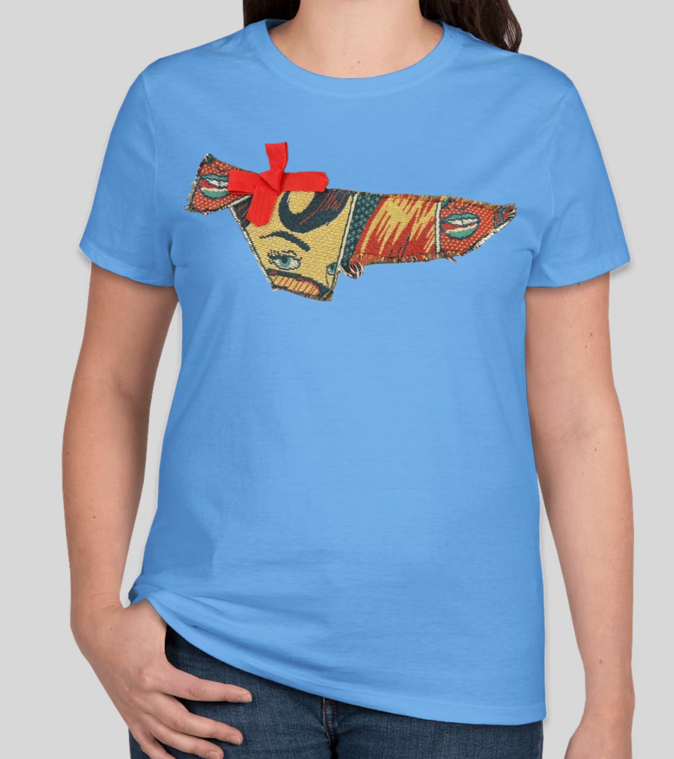 ‘Comic girl eyes’ 100% Cotton T-Shirt