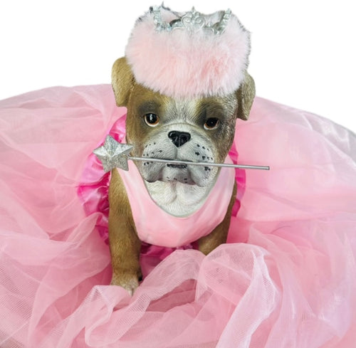 Bulldog in Pink Tutu