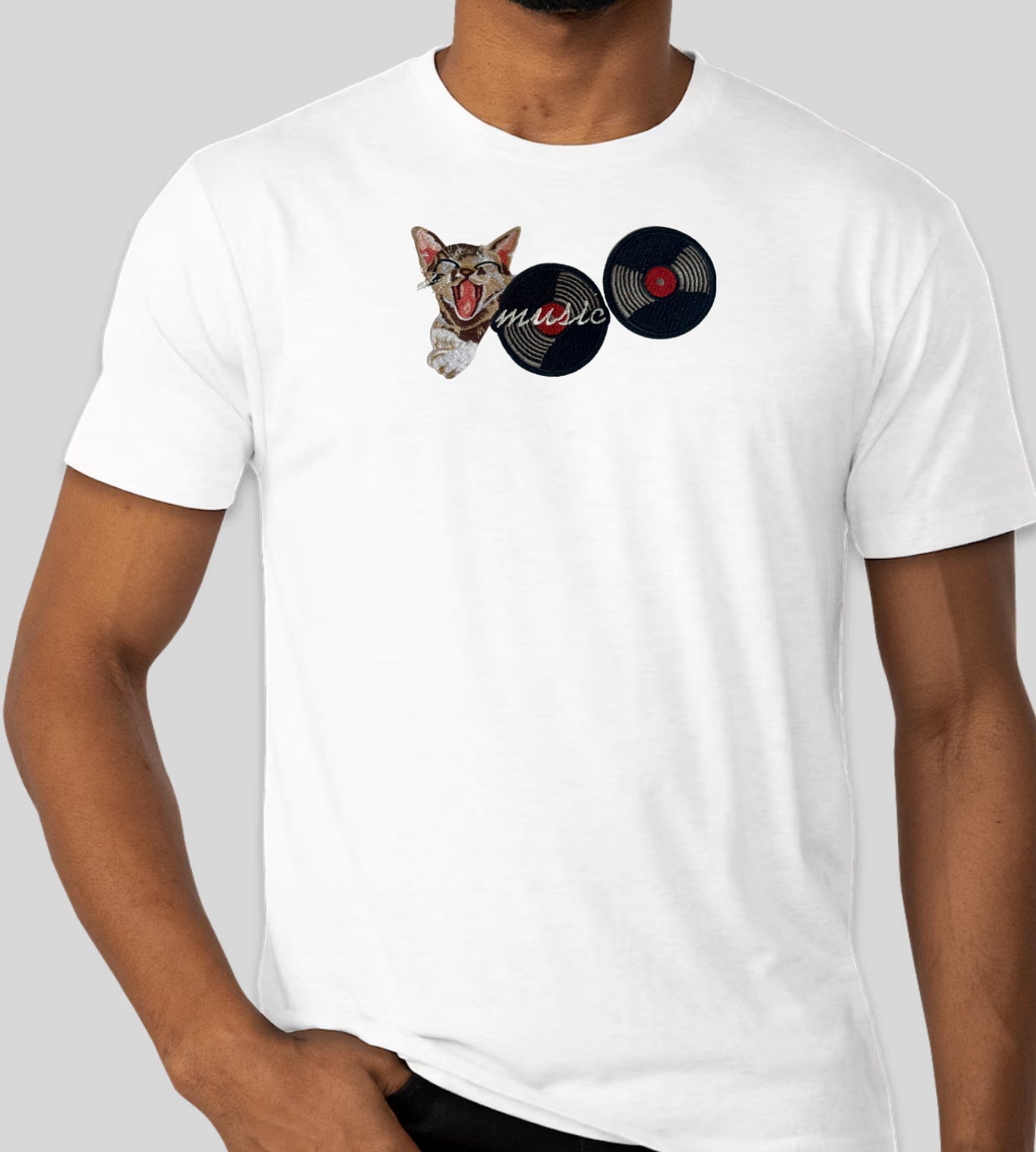 ‘Meow-sic’ Unisex Cotton T-Shirt