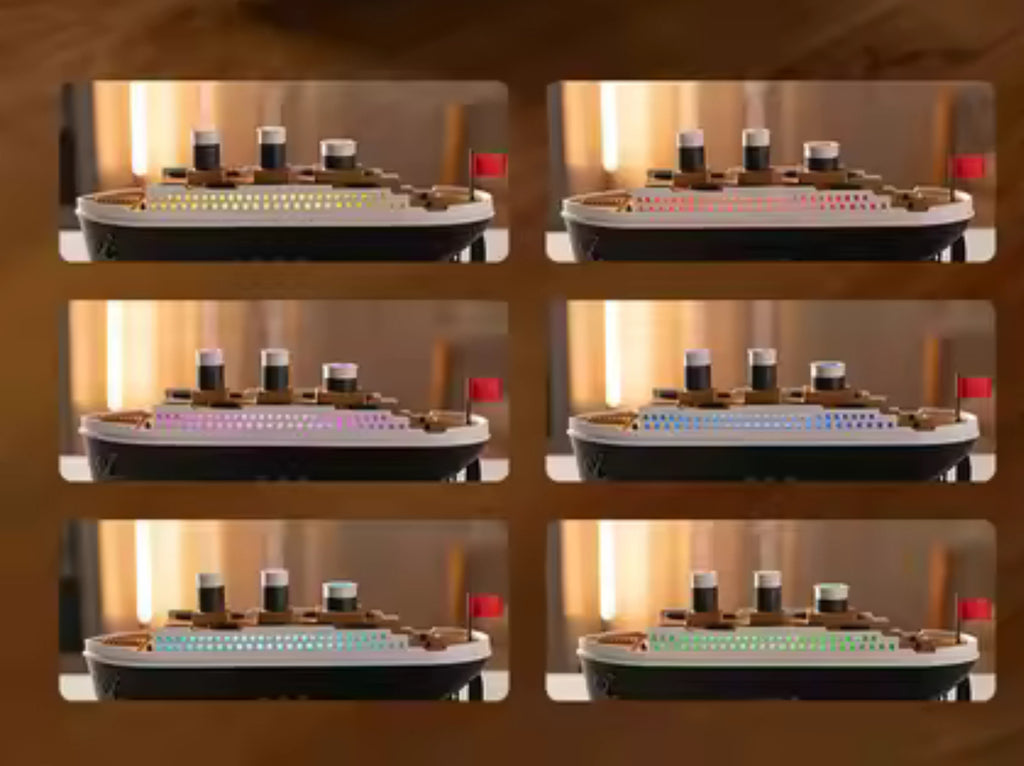 Ship Humidifier, Diffuser & Mood Light