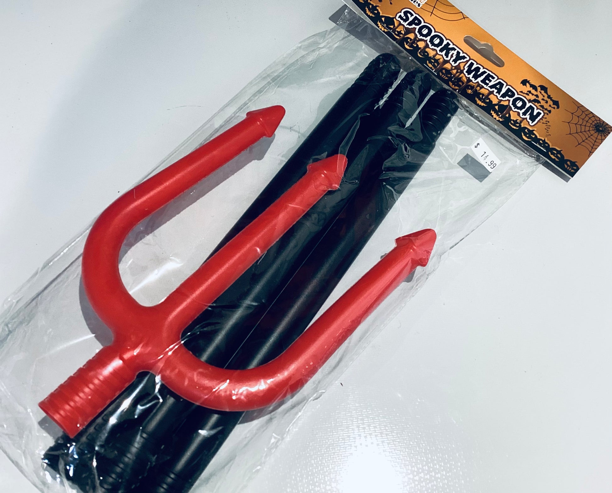 Halloween Plastic Spooky Weapon Devils Fork – Party & Role Play Weapon Decoration