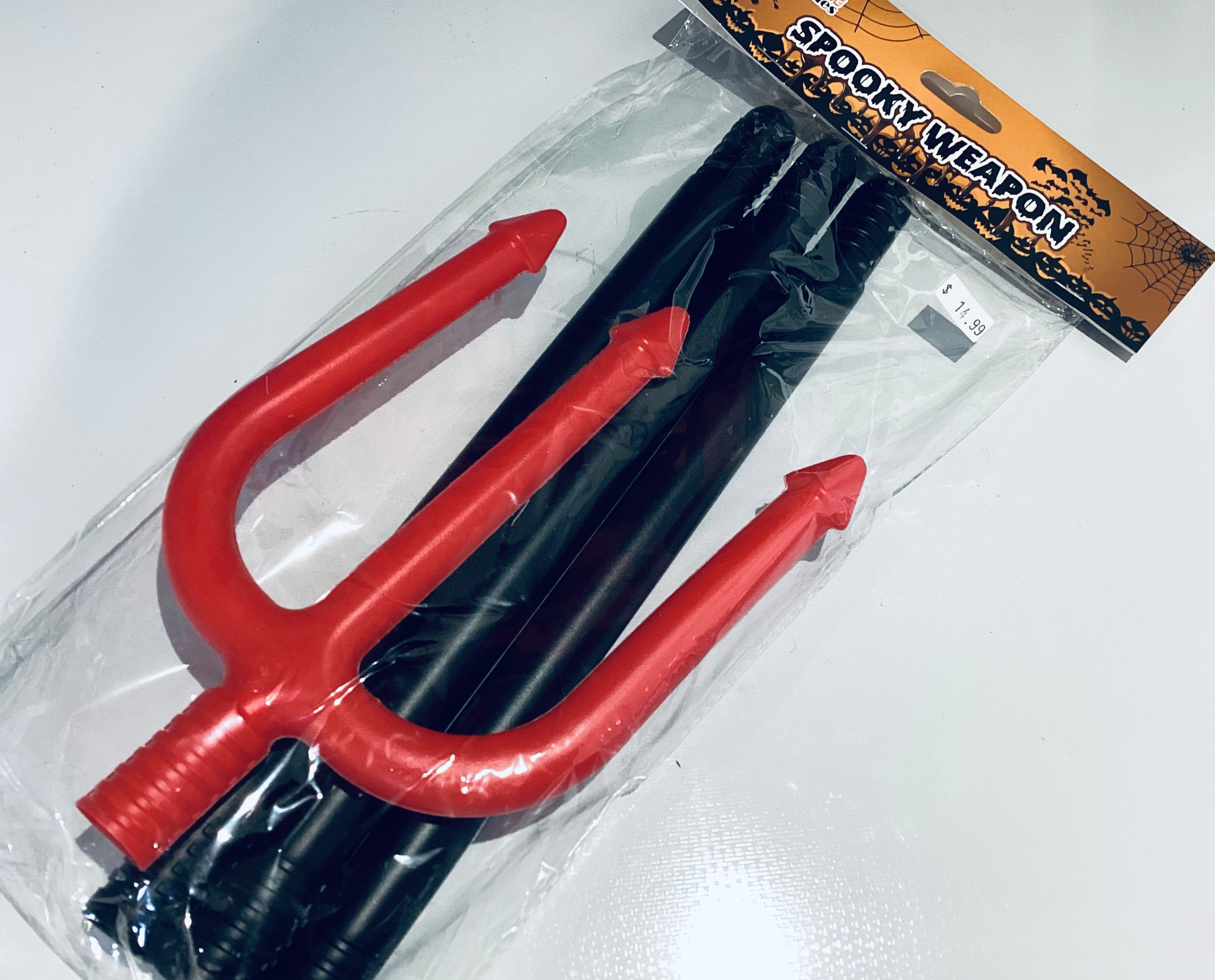 Halloween Plastic Spooky Weapon Devils Fork – Party & Role Play Weapon Decoration