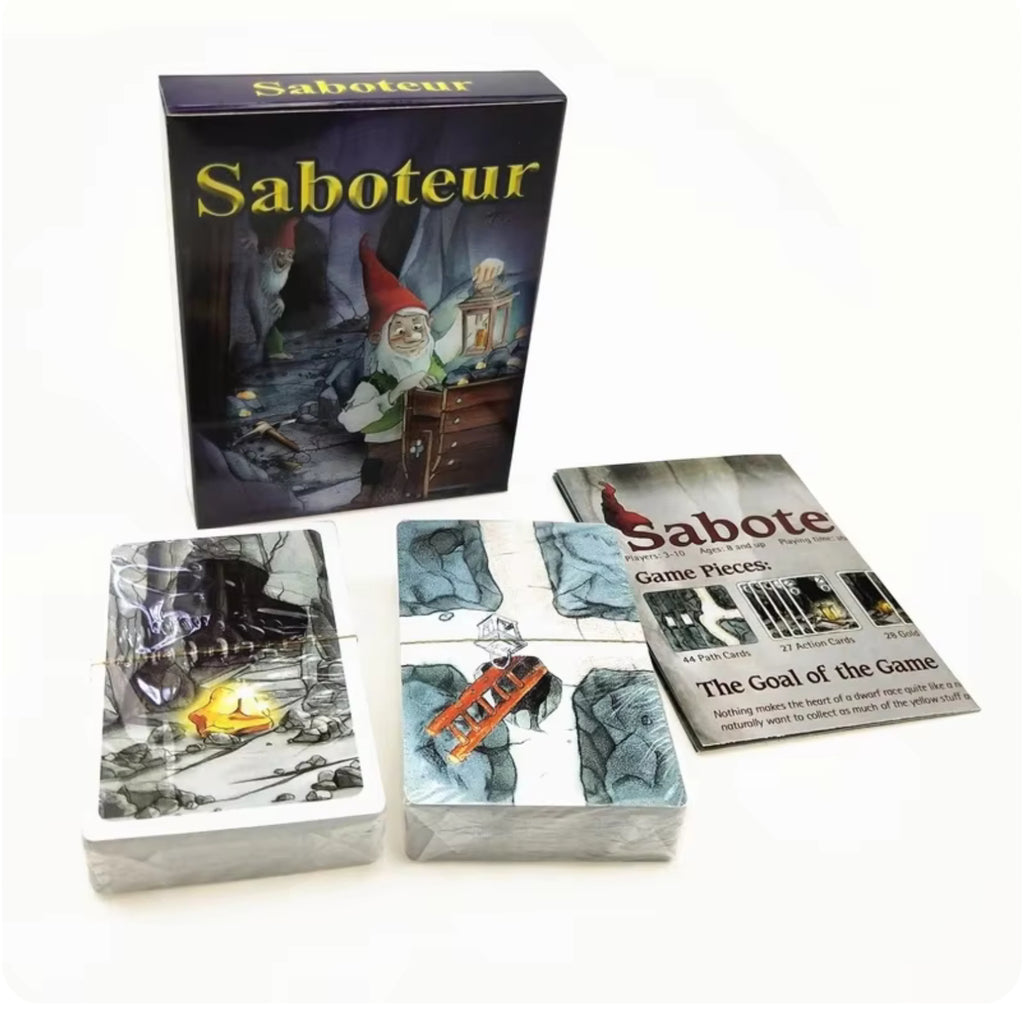 Cartes du jeu de société Saboteur