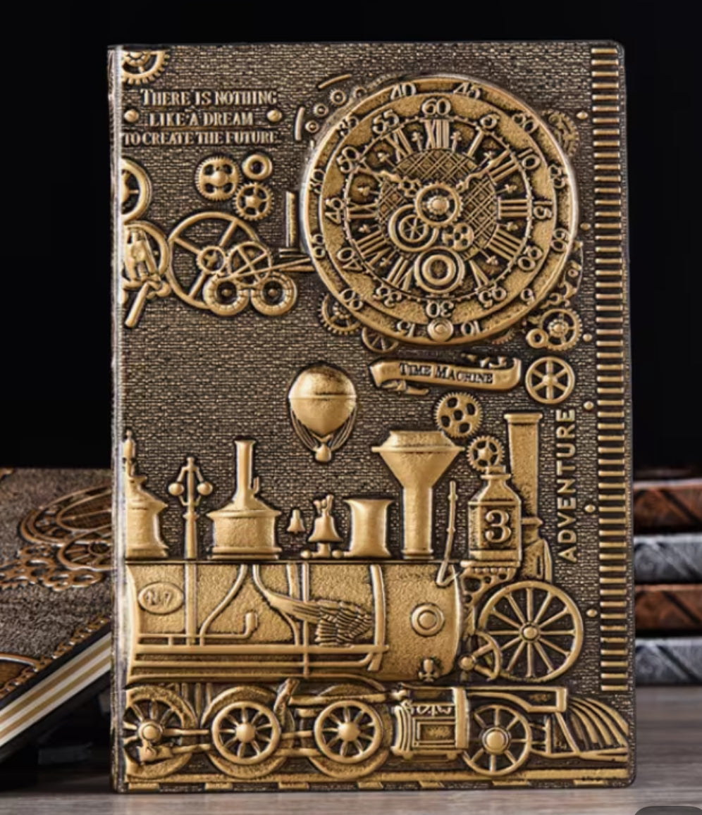 Journal A5 en relief Train