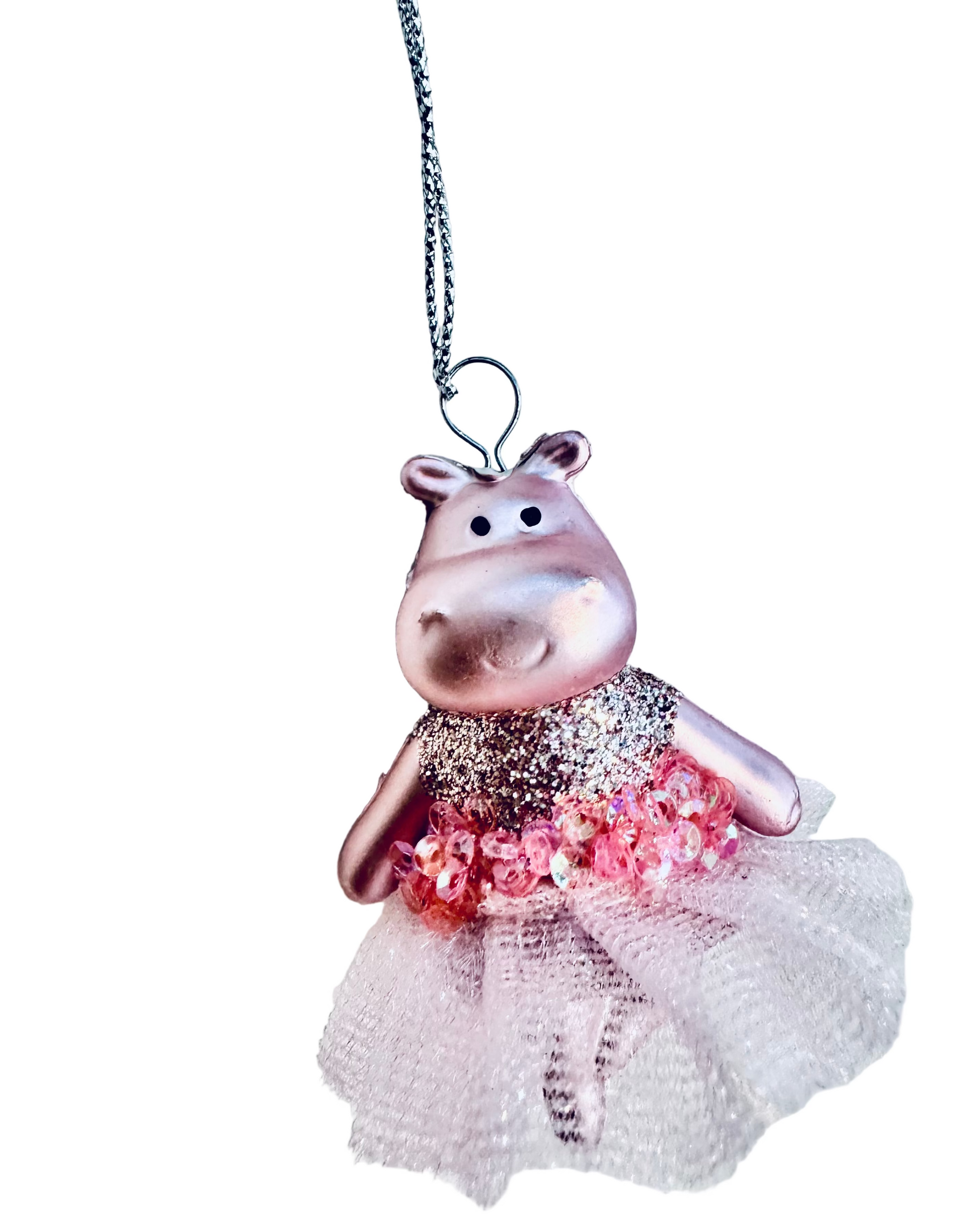Ballerina Piglet Christmas ornament