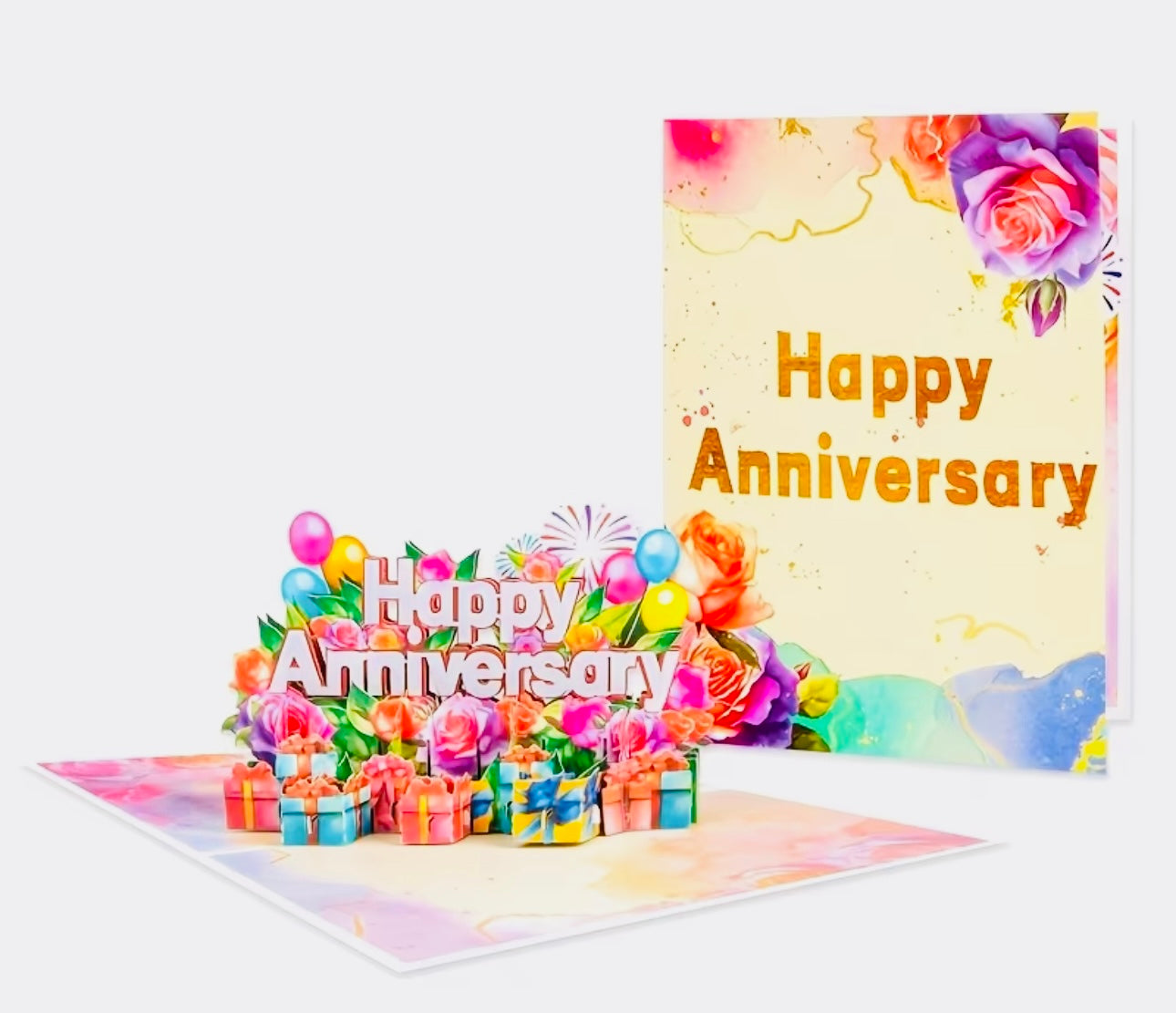 Carte pop-up anniversaire