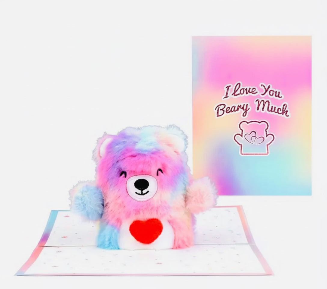 Furry Bear Pop-Up Card