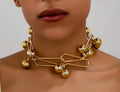 Gold Balls Choker