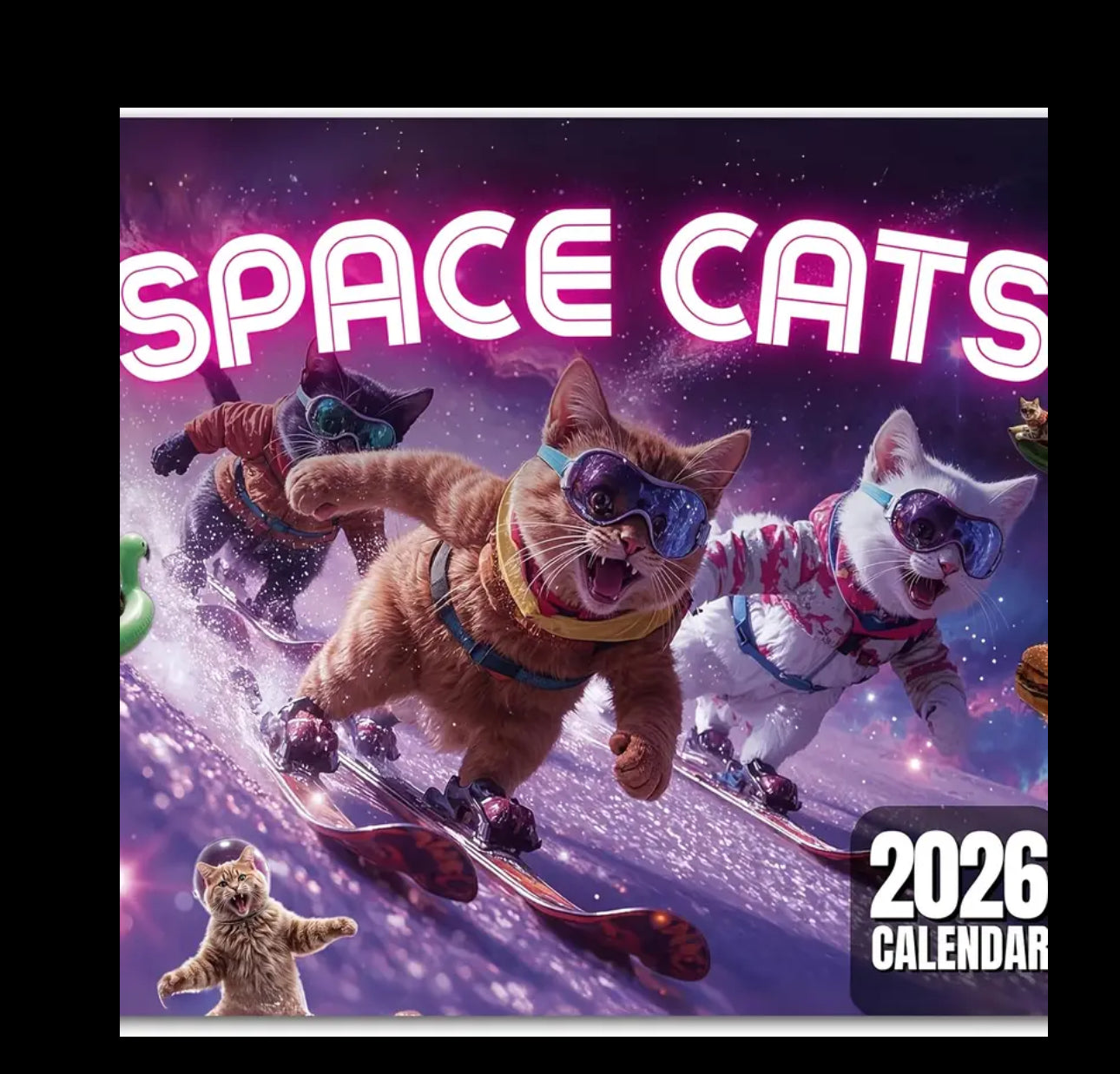 2026 Space Cats Calendar
