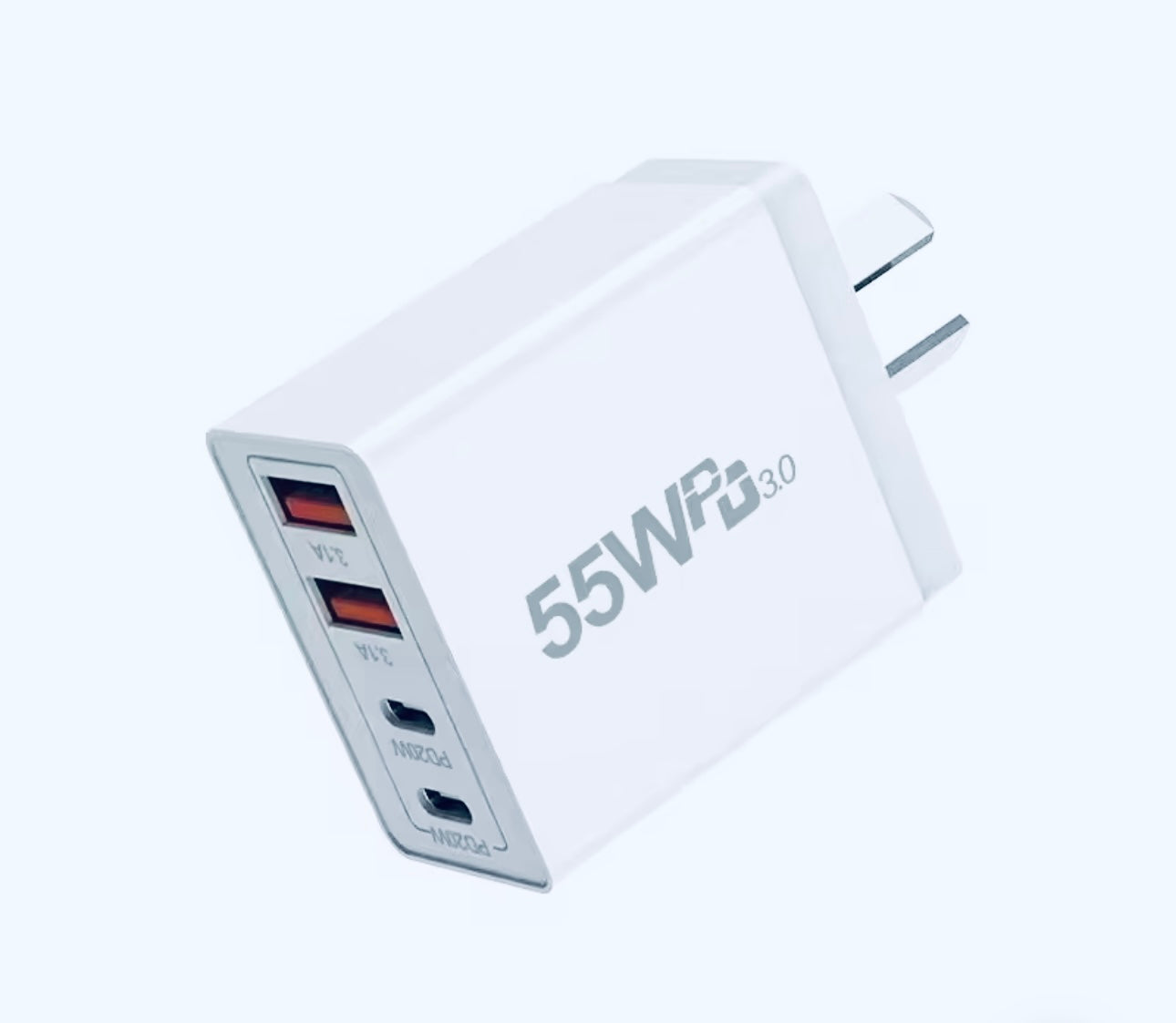 Power Adapter USB and type-C ports
