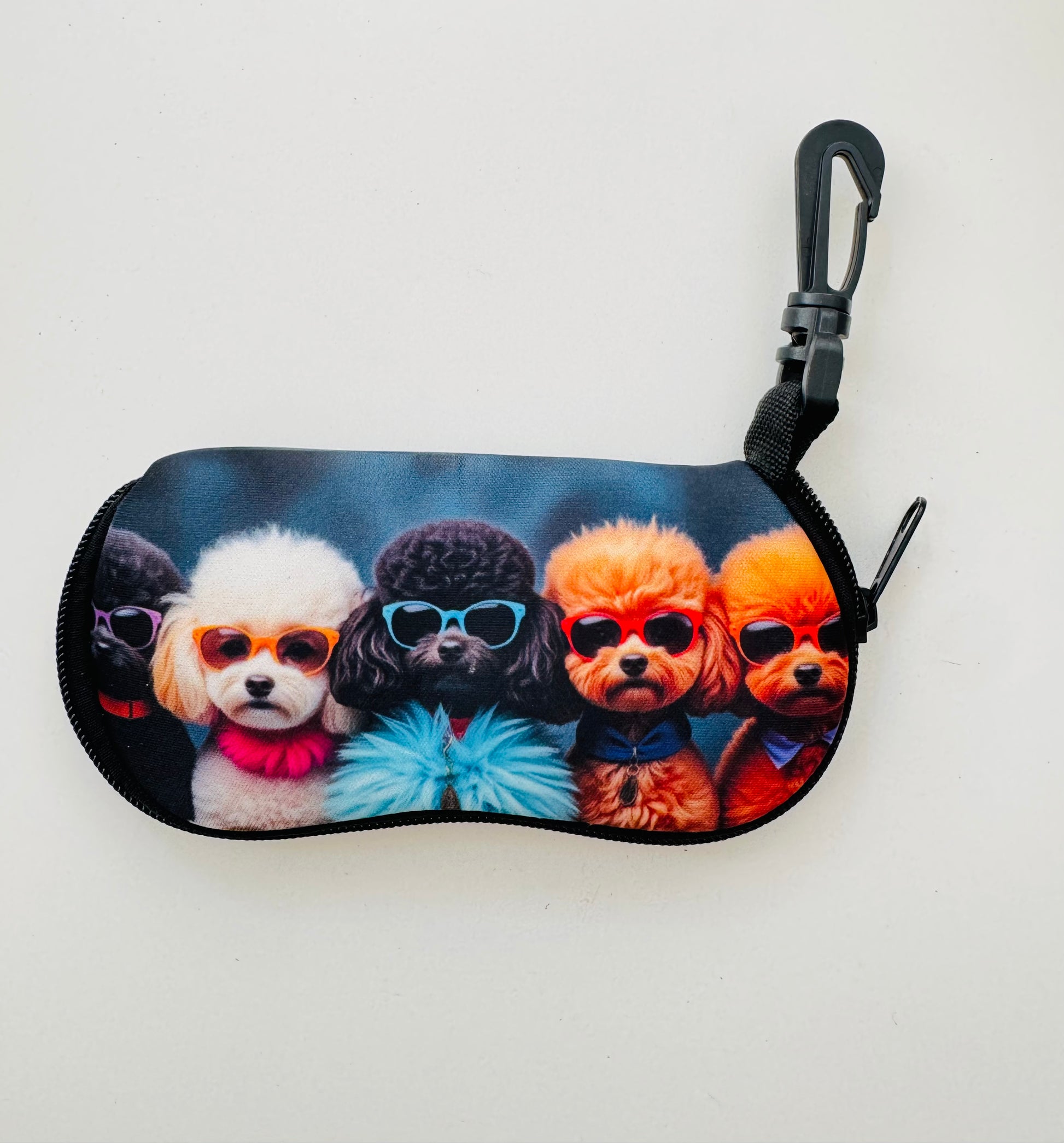Poodle Dog glasses case