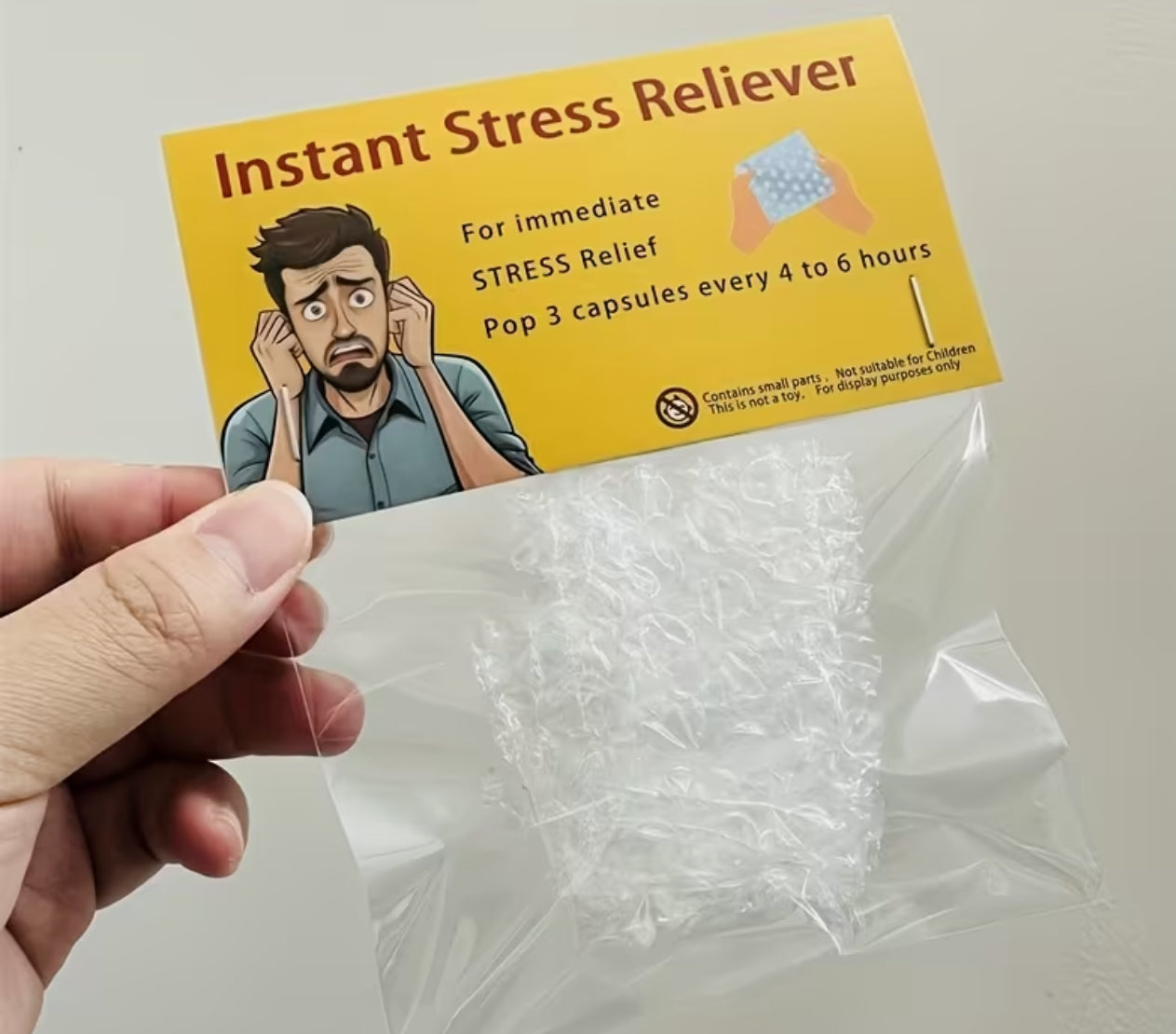 Cadeau blague - Soulagement instantané du stress
