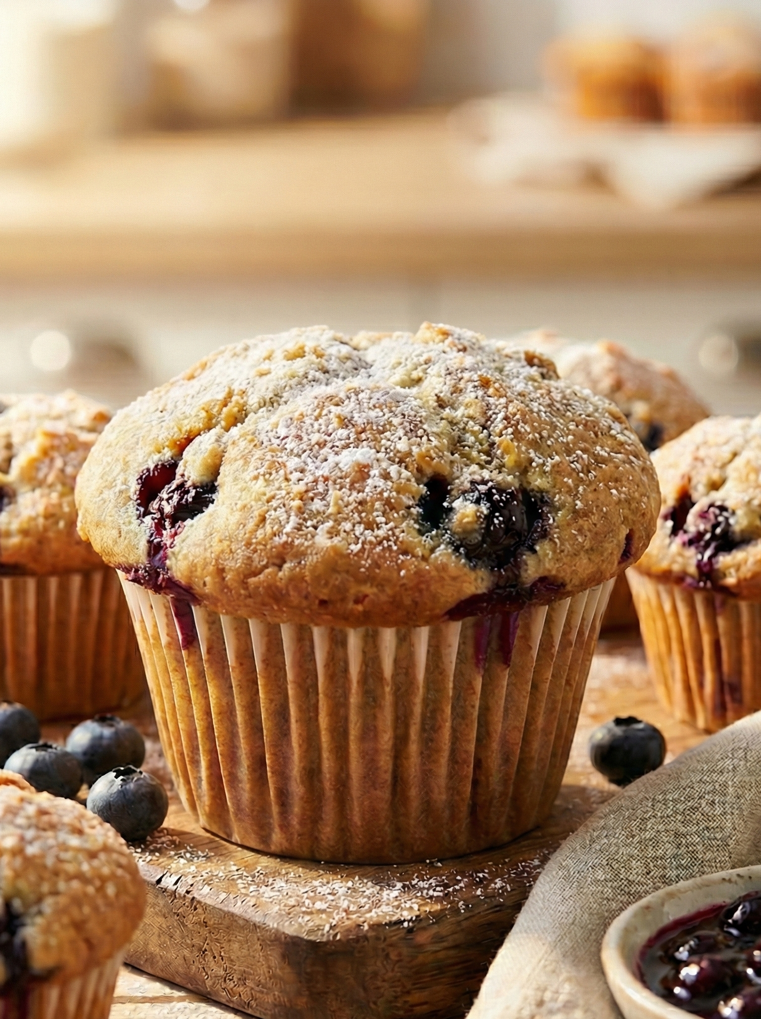 Vegan Blueberry Gluten-Free Muffin