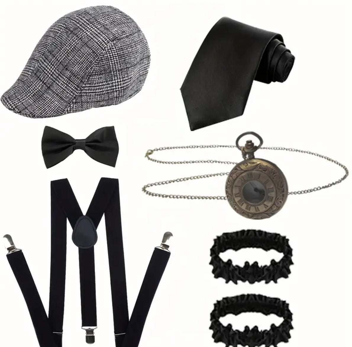 Ensemble de 7 pièces pour homme des années 1920