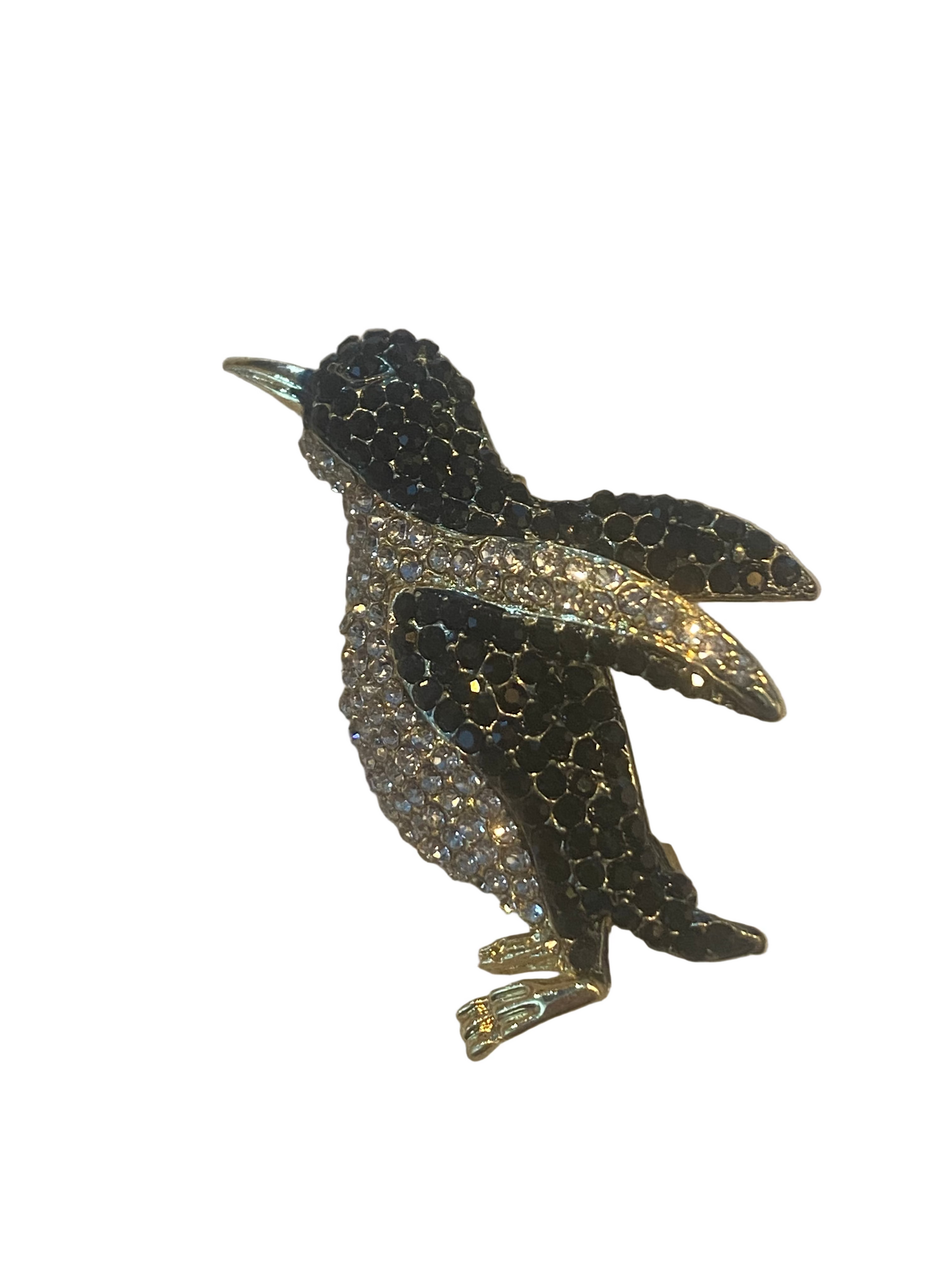 Broche Pingouin Diamante