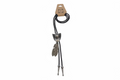 Western Cowboy Bolo Tie - Hat and Feather