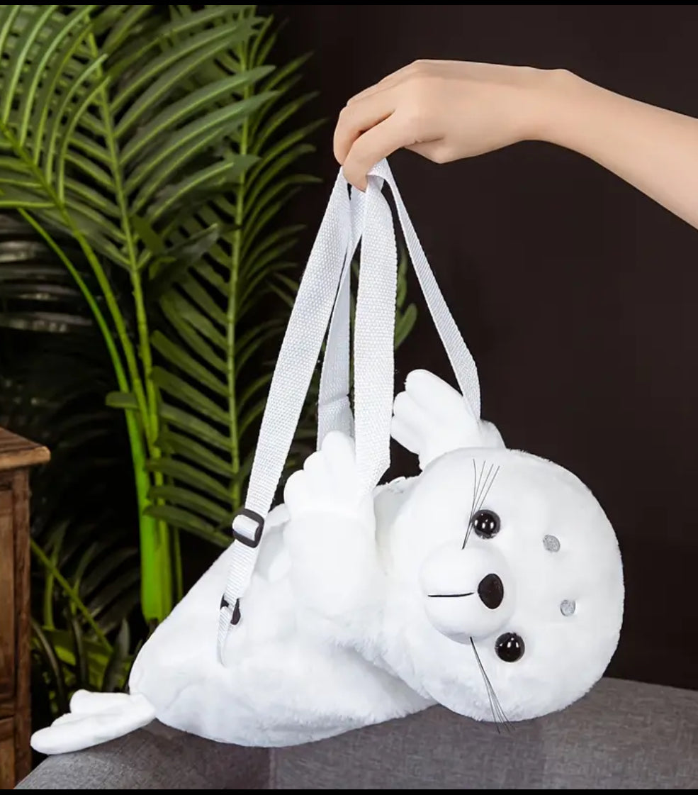 Furry Animal Backpack Bag (various types)