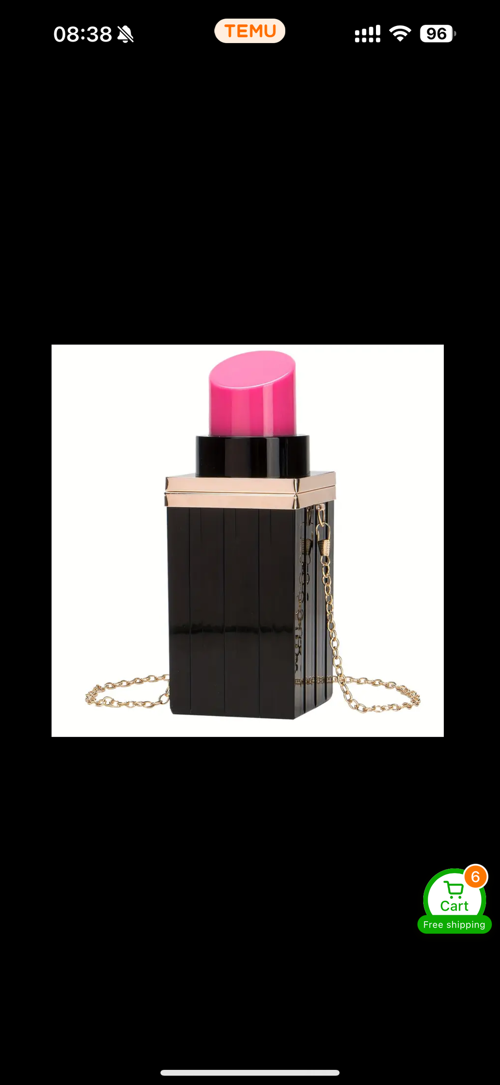 Sac à main rouge à lèvres