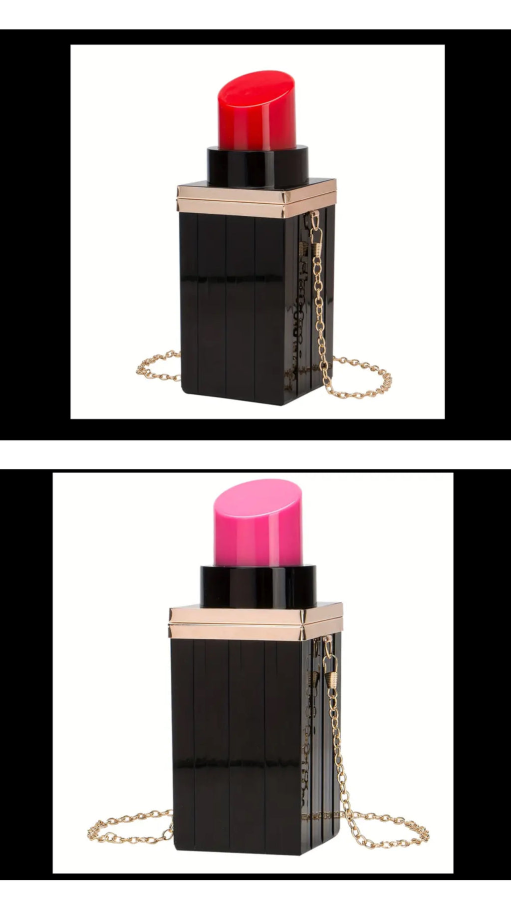 Sac à main rouge à lèvres