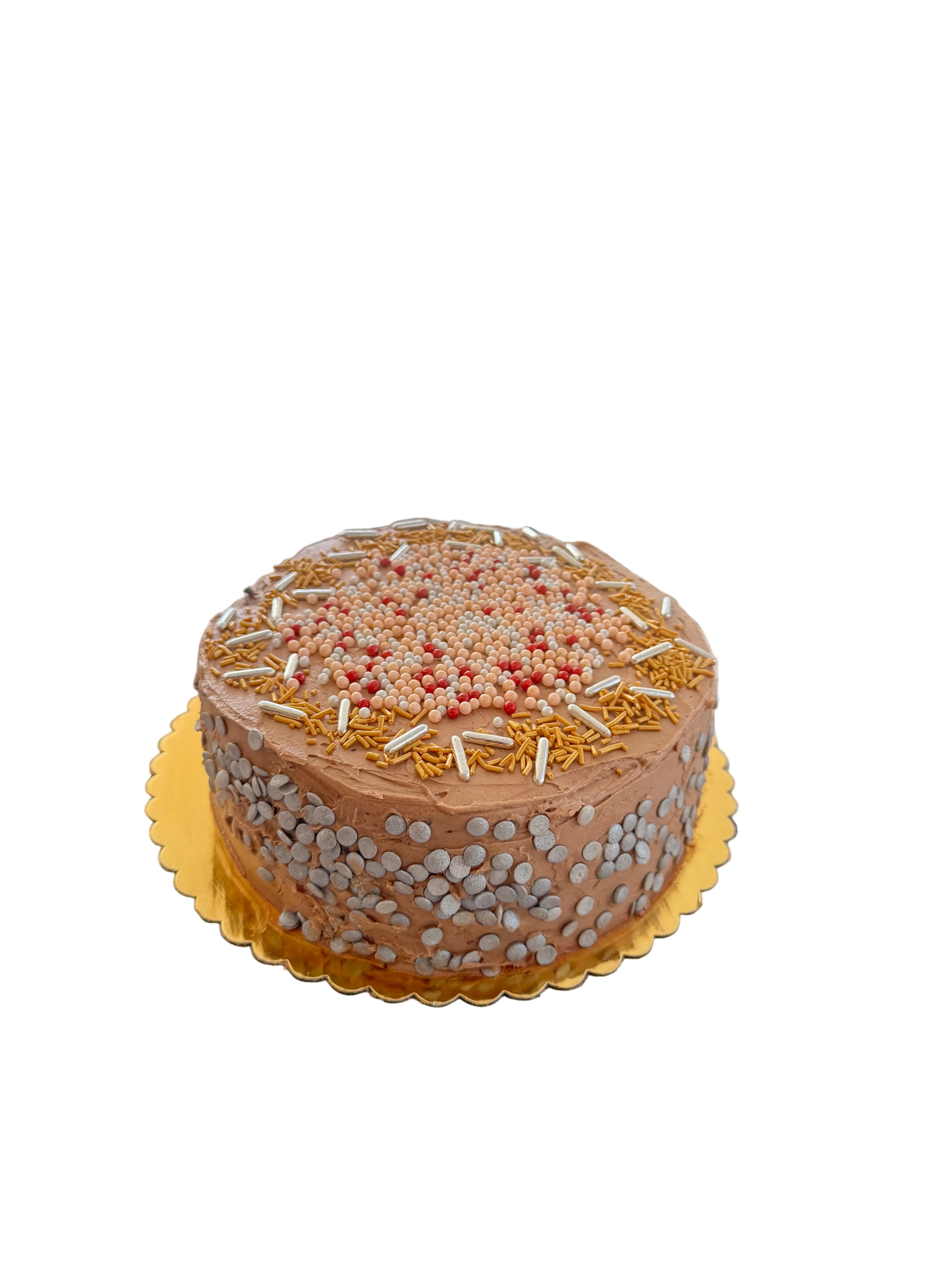 8 inch Iced Plant-Based Mud Cake (GF, V, EF, DF) - 2 Layers
