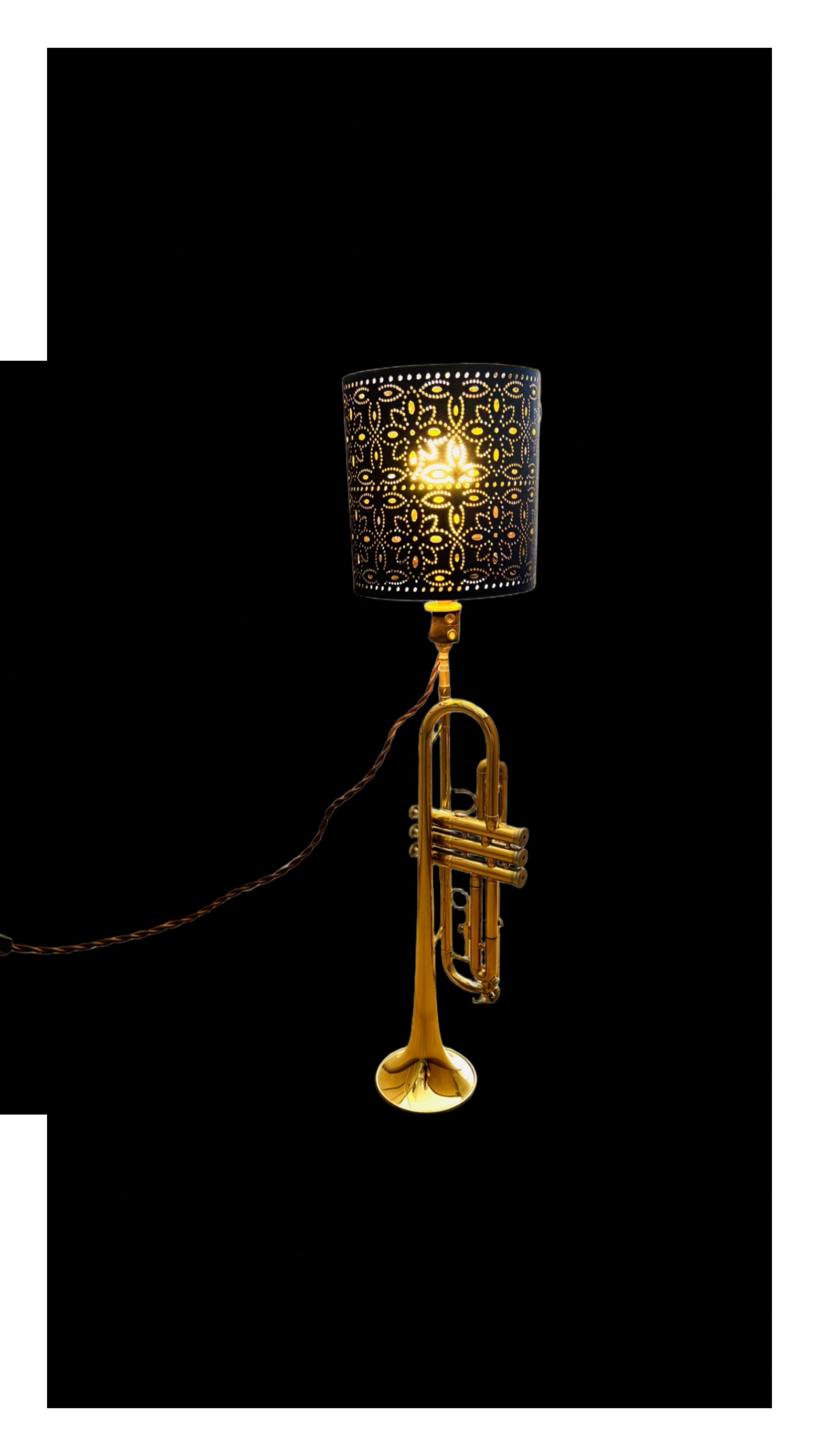 Brass Trumpet Lamp