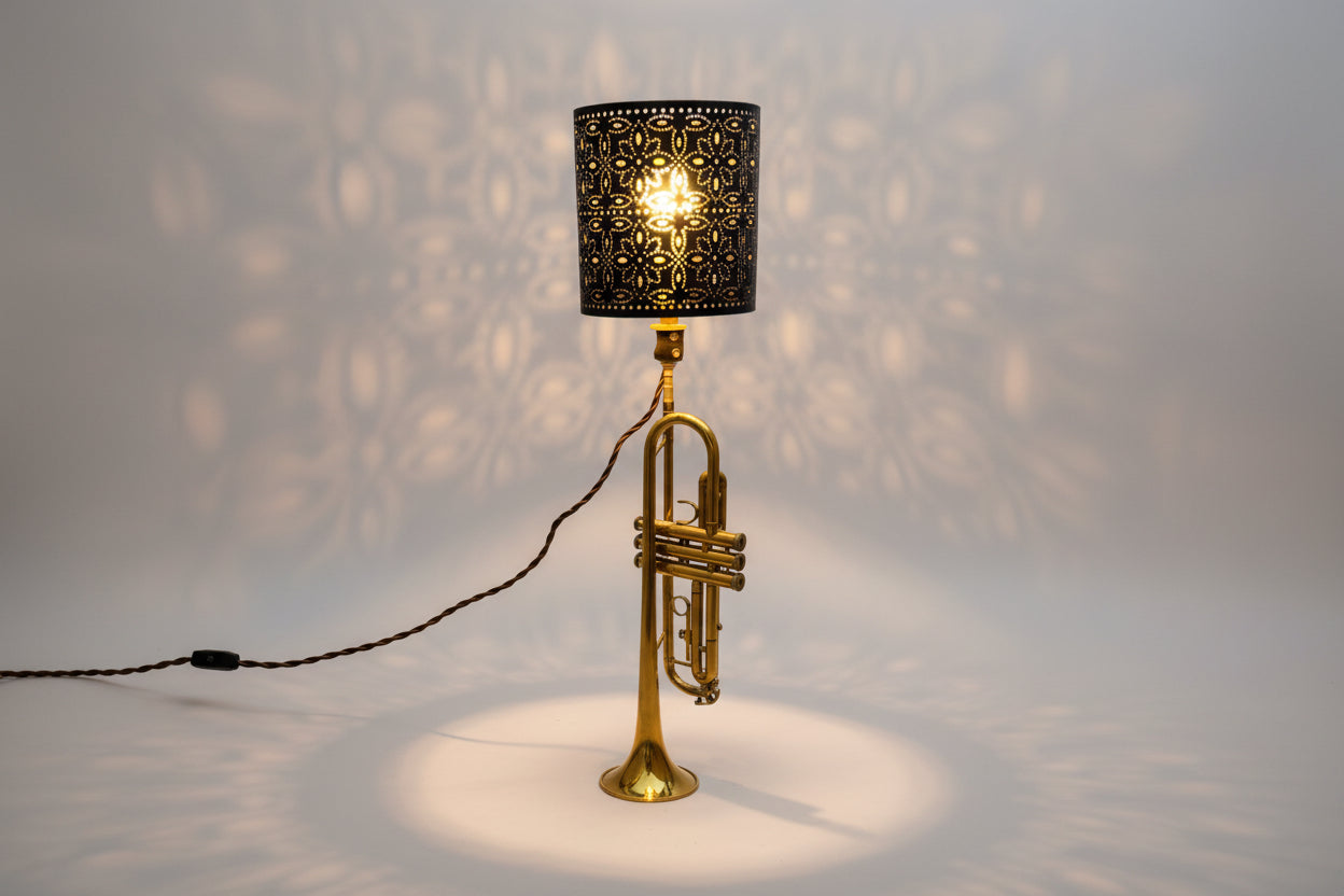 Brass Trumpet Lamp