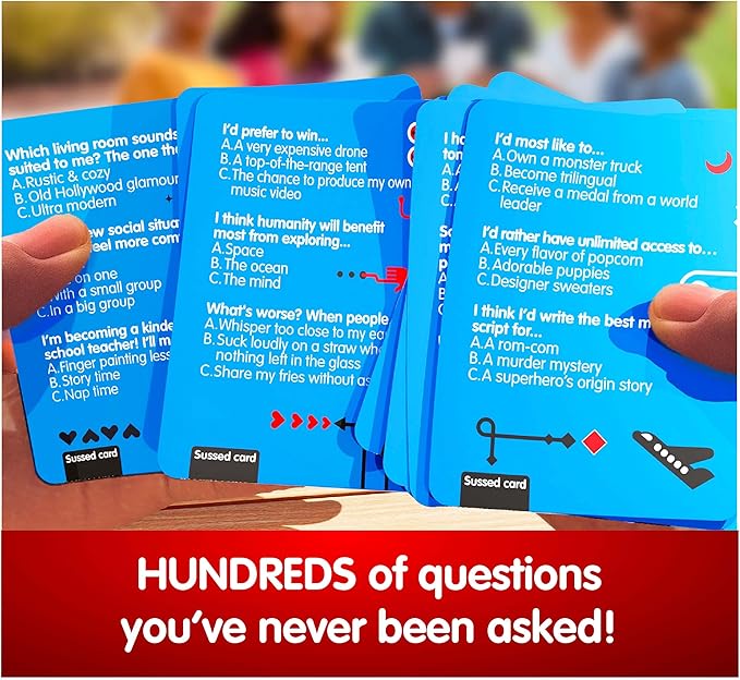 SUSSED Le jeu de cartes farfelu « Préféreriez-vous »