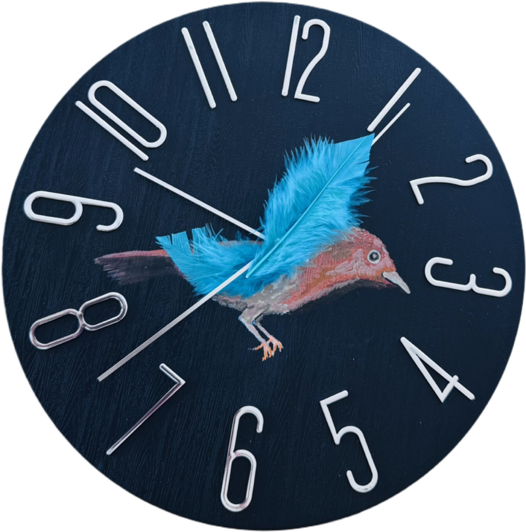 Handcrafted Bird Clock