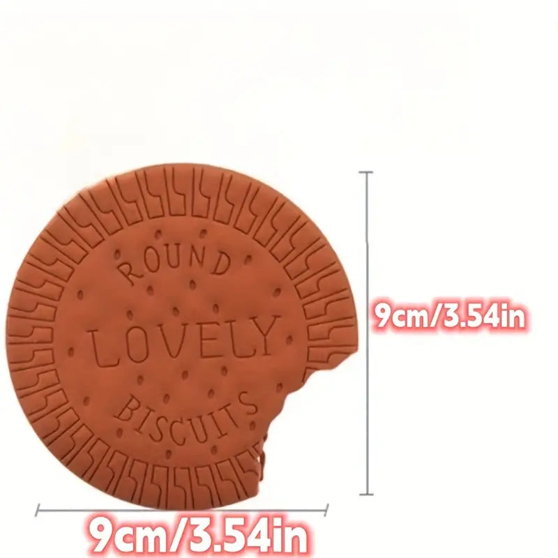 Bloc-notes en forme de biscuit