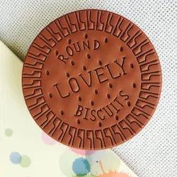 Bloc-notes en forme de biscuit