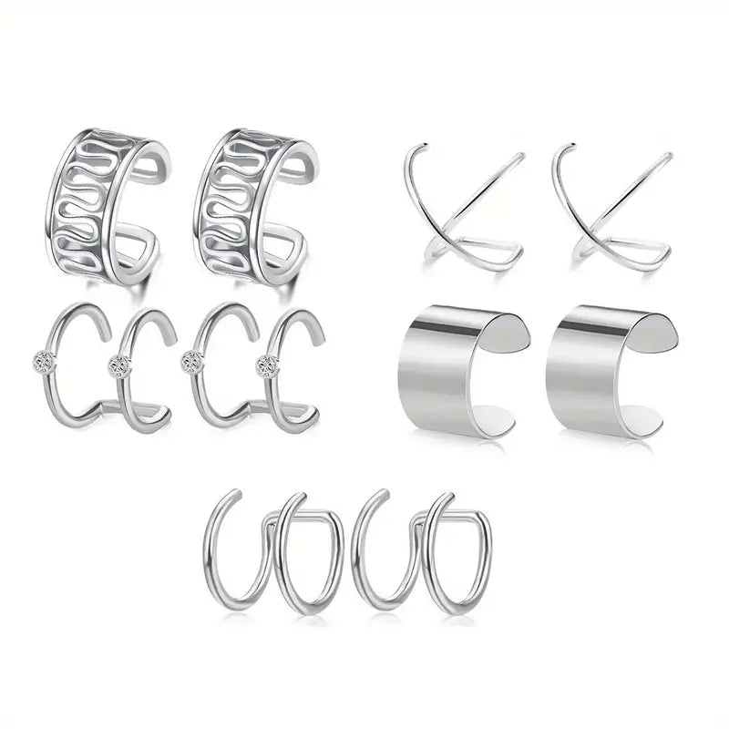 Boucles d'oreilles simples (5 styles)